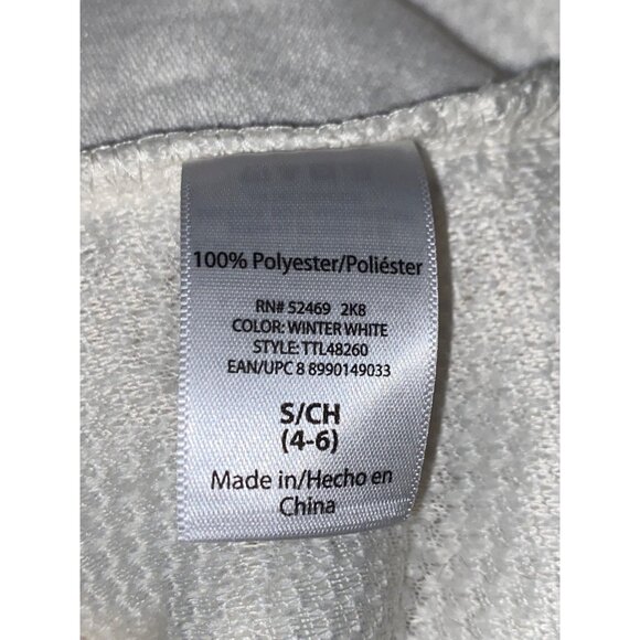 Time And Tru Christmas Sweatshirt Scottie Dog Sequin Red Black Plaid Size Small - Picture 10 of 10